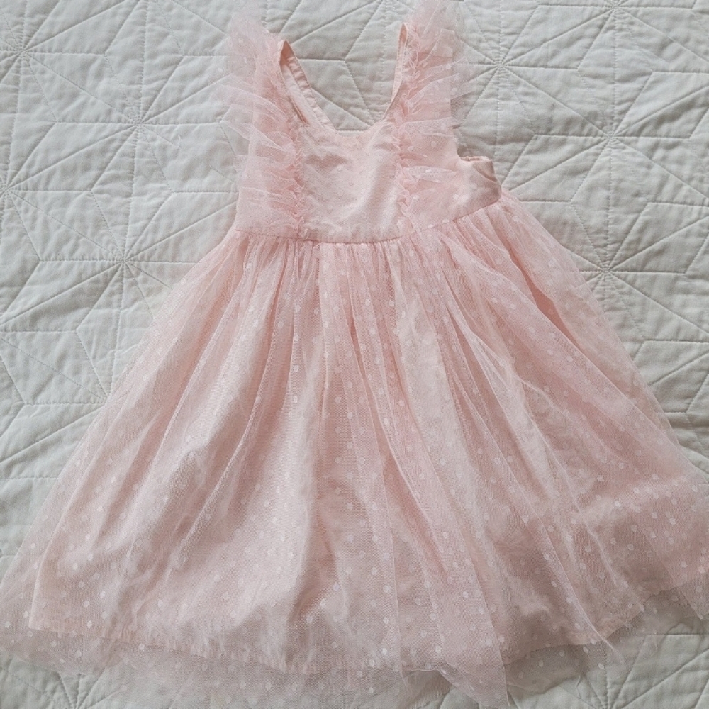 SOLD 🔥 - Pink Tulle Kids Dress